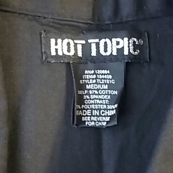 Hot Topic blouse - Picture 2 of 7